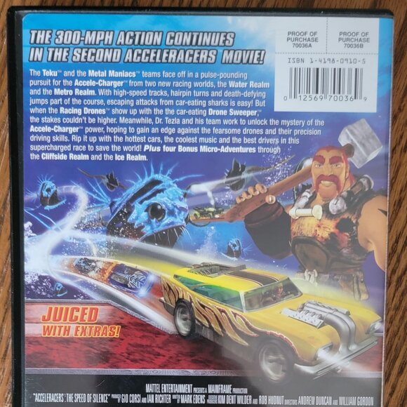 Hot Wheels Acceleracers The Speed of Silence DVD-2005 - Picture 3 of 4